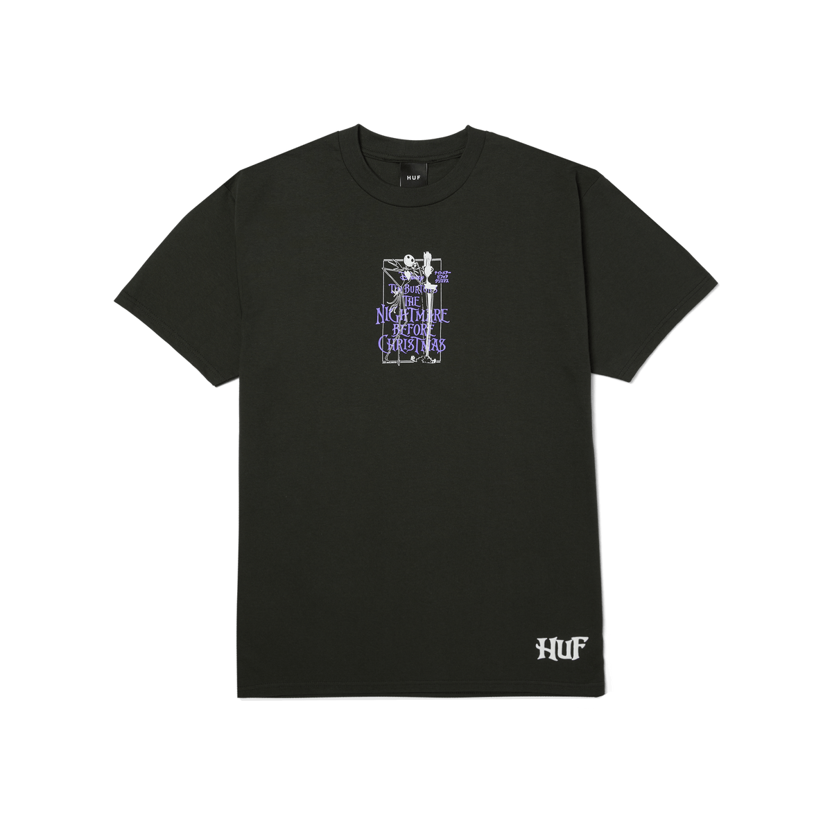 Huf Nightmare T-Shirt Vintage Black