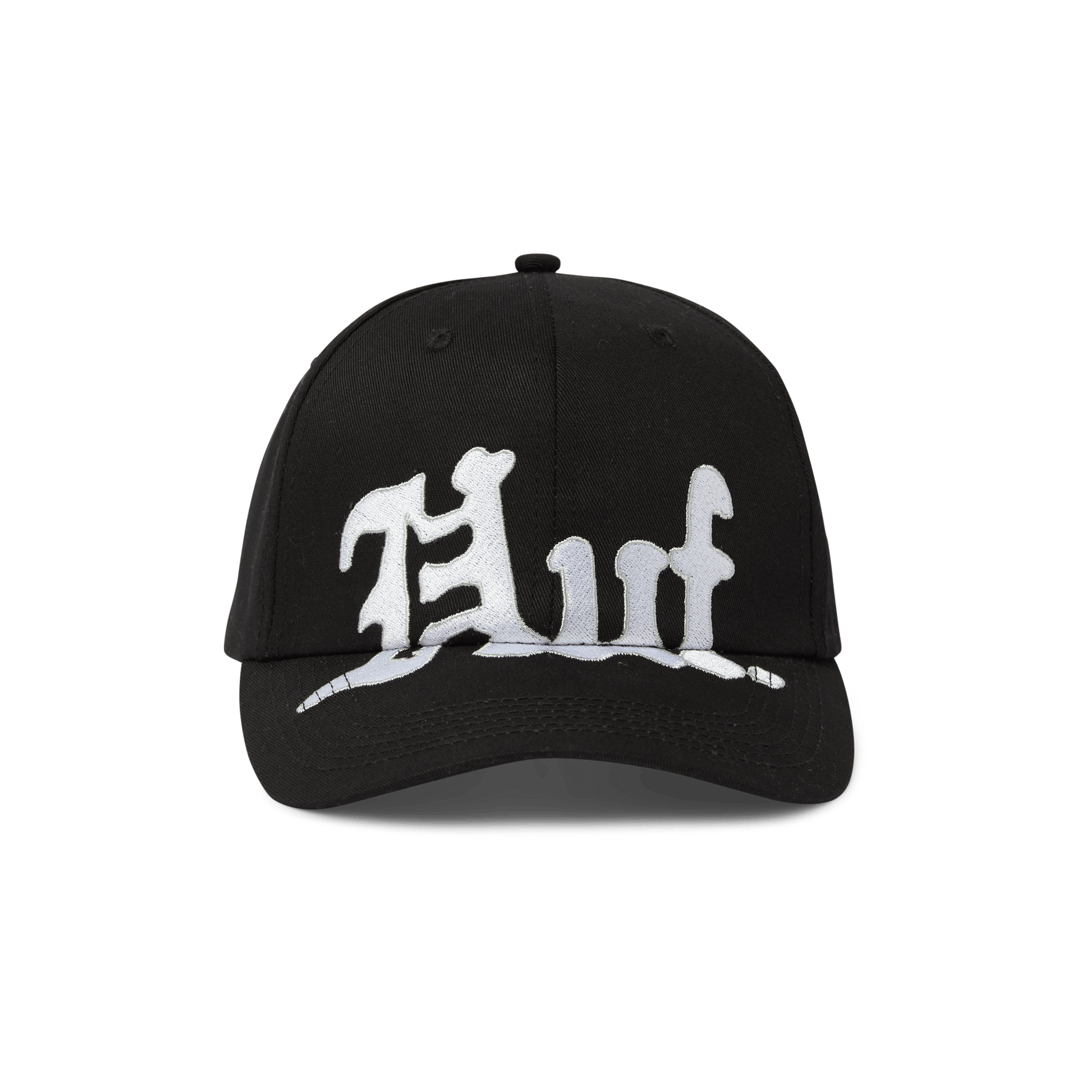Huf Noble 6 Panel Snapback Hat Black