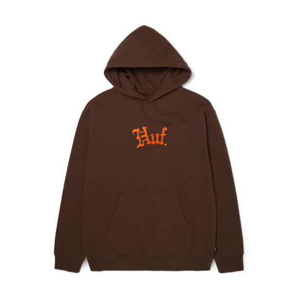 Huf Noble Pullover Hoodie Chocolate