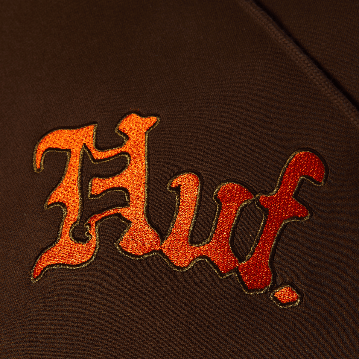 Huf Noble Pullover Hoodie Chocolate
