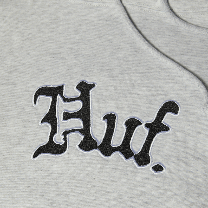 Huf Noble Pullover Hoodie Heather Grey