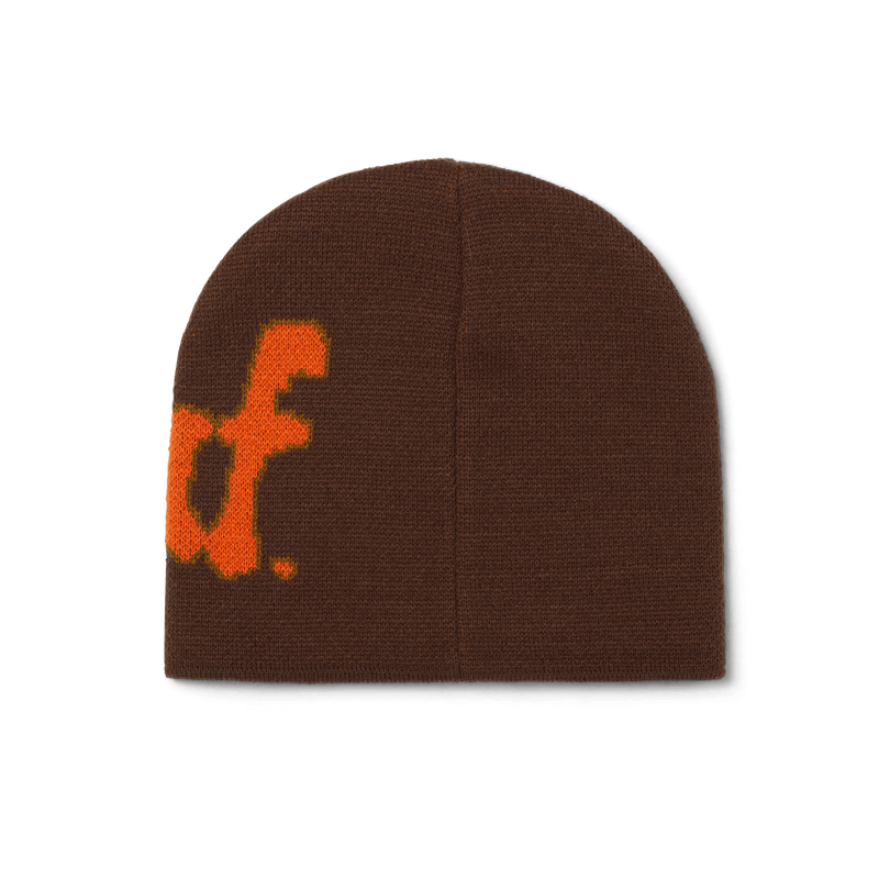 Huf Noble Skull Beanie Chocolate