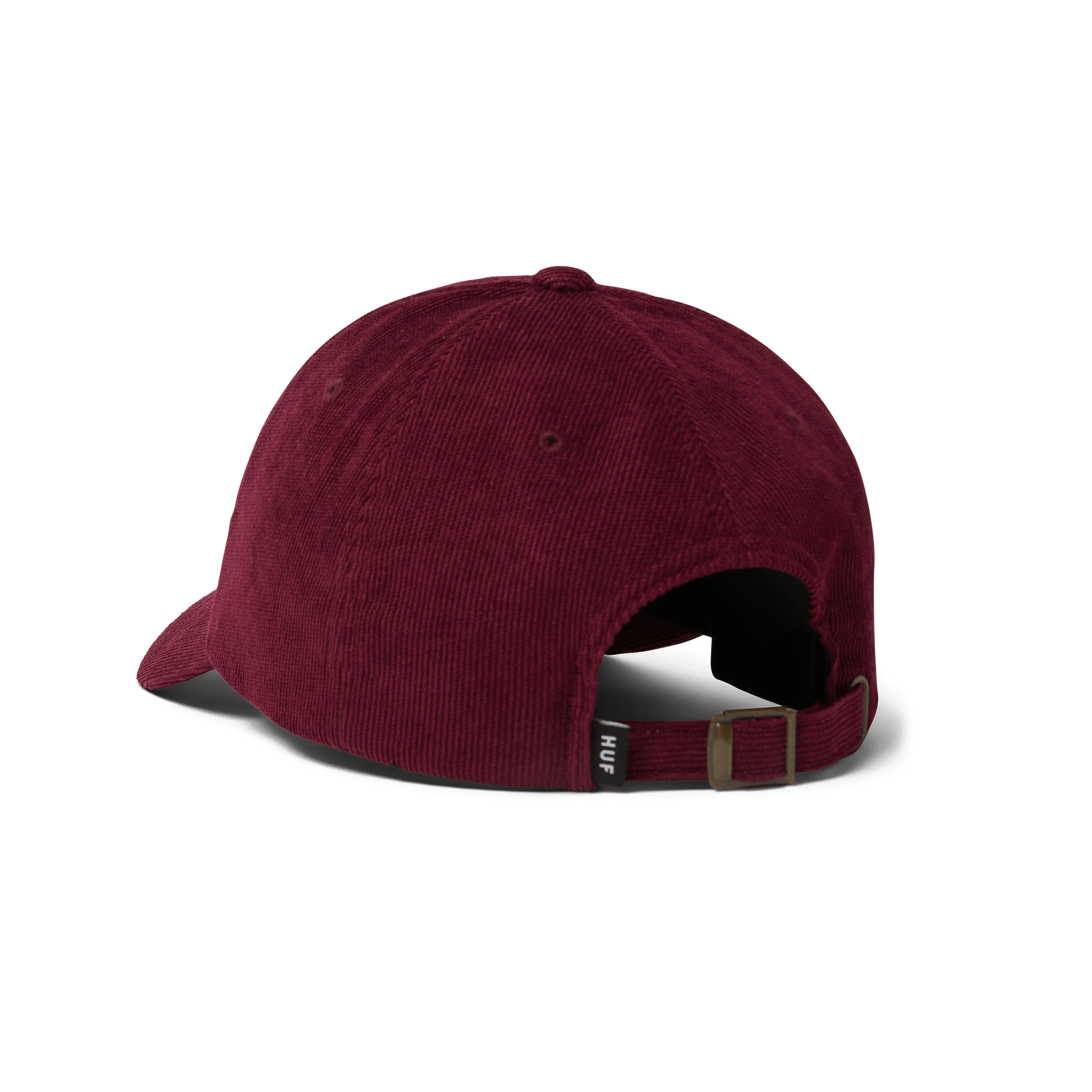 HUF OG Corduroy 6-Panel Curved Visor Hat Deep Wine