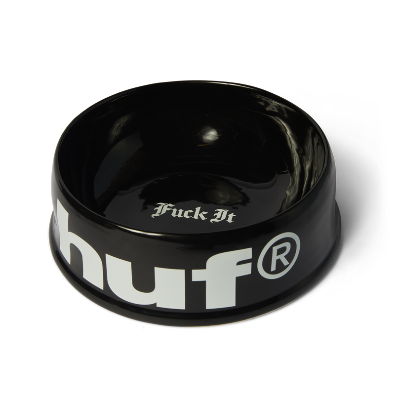 HUF Old E Dog Dish Black