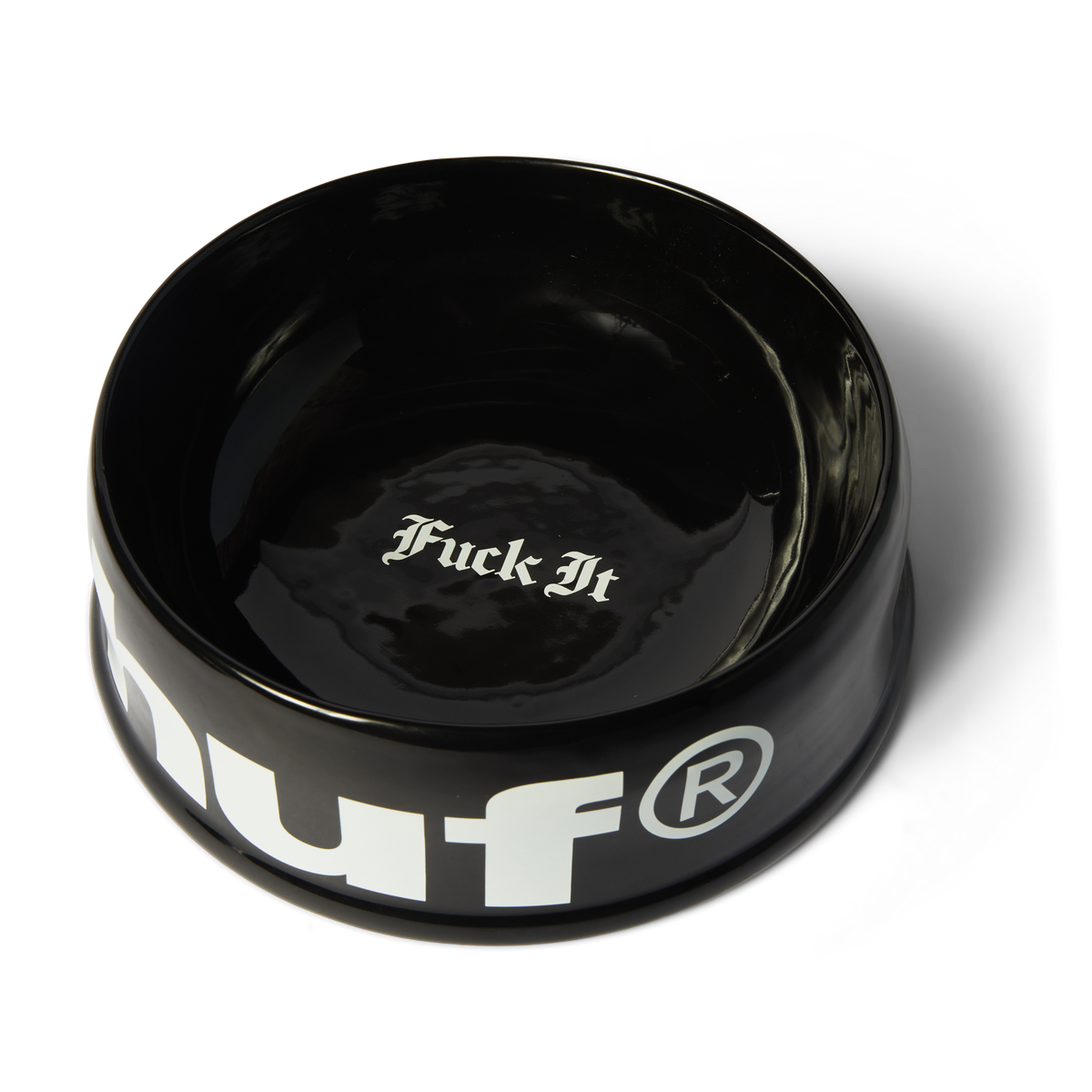HUF Old E Dog Dish Black