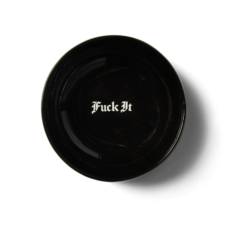 HUF Old E Dog Dish Black