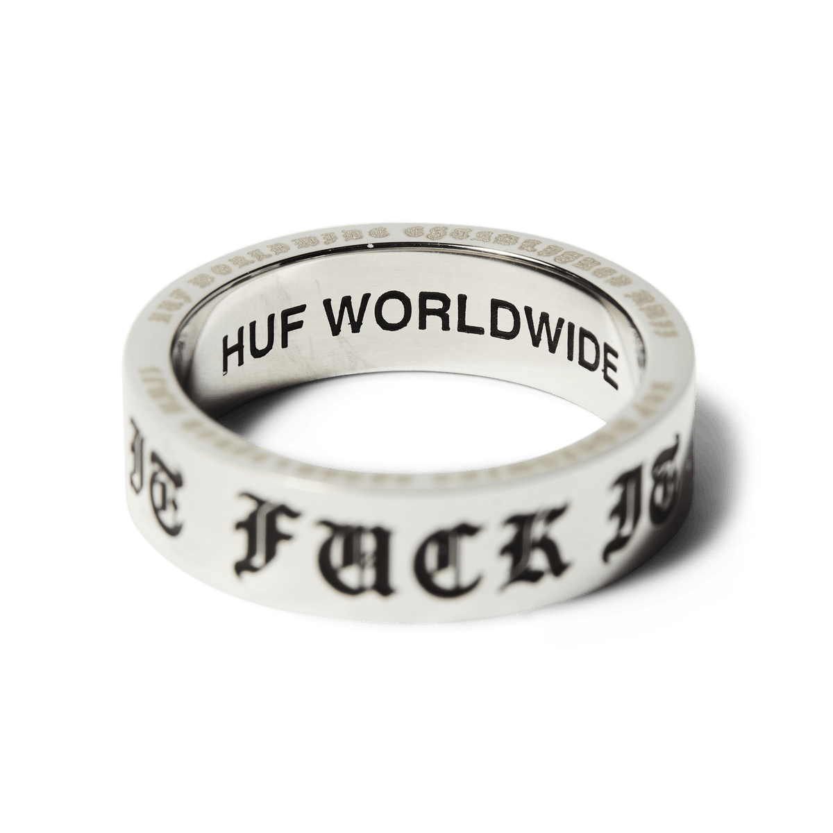 Huf Old E Ring Silver