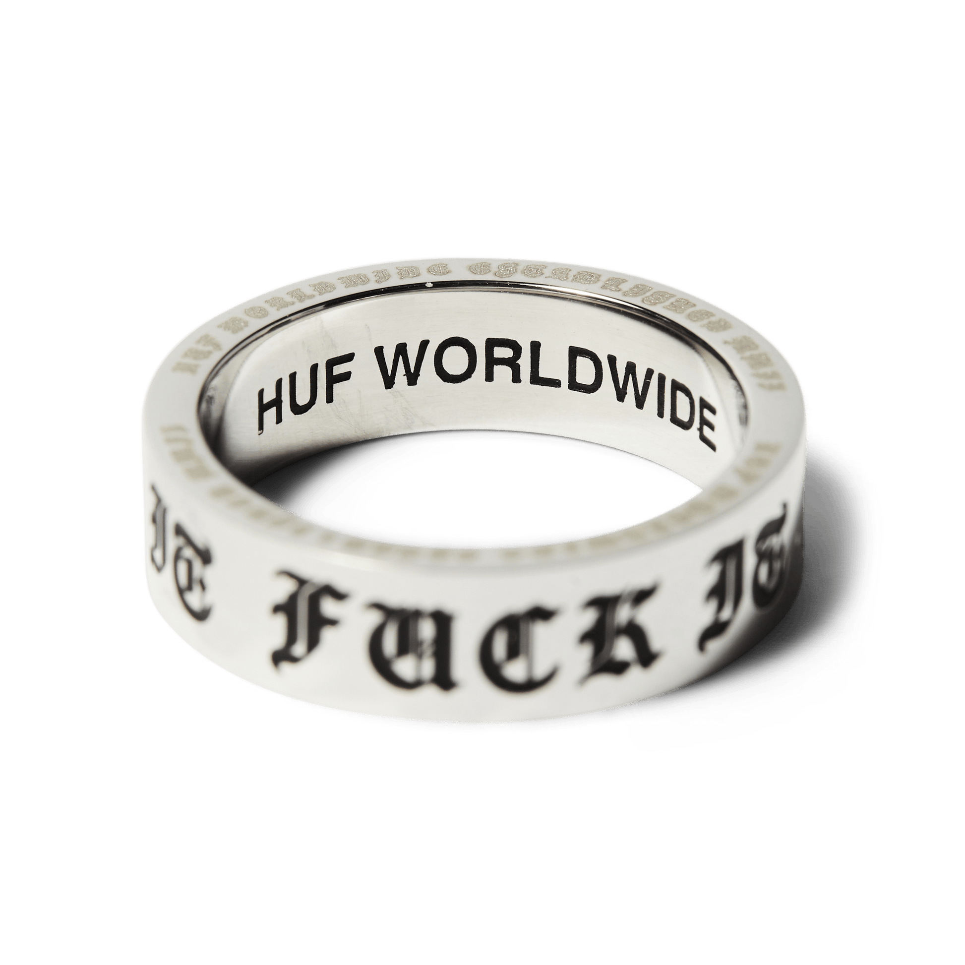 Huf Old E Ring Silver