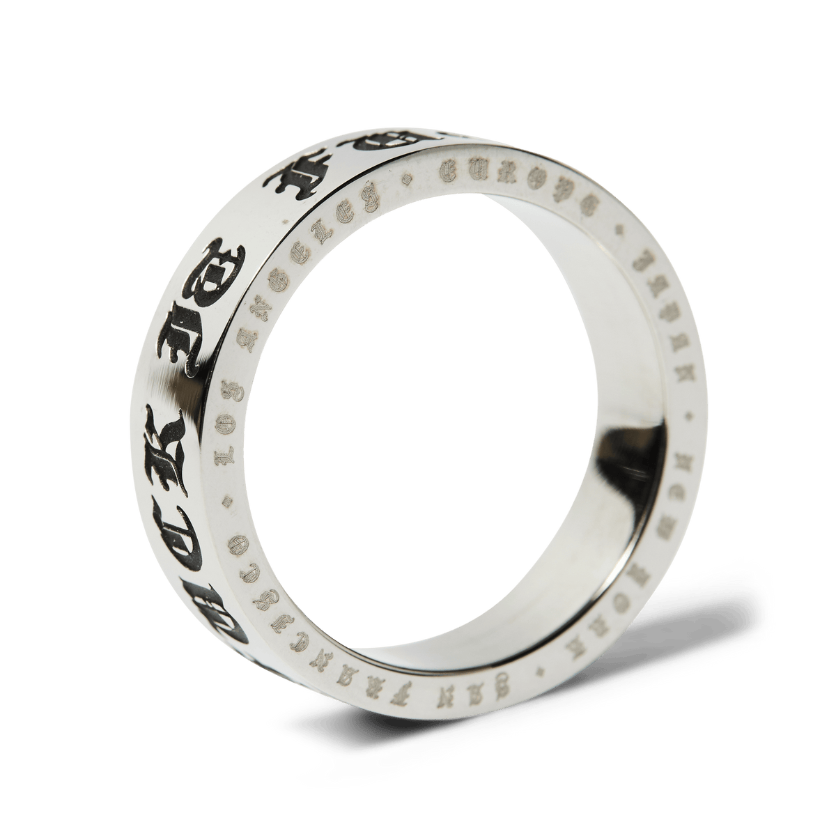 Huf Old E Ring Silver
