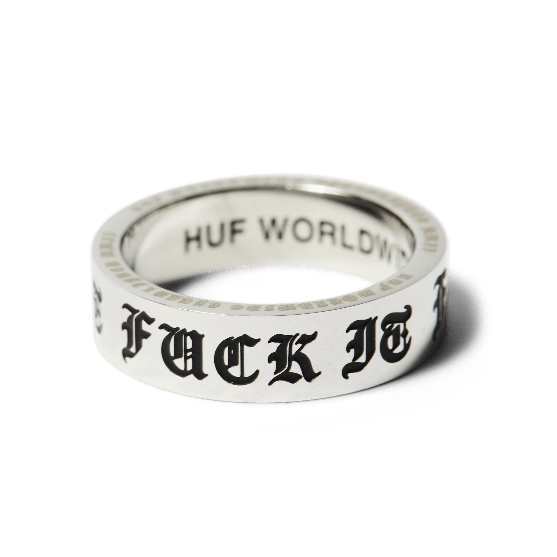 Huf Old E Ring Silver