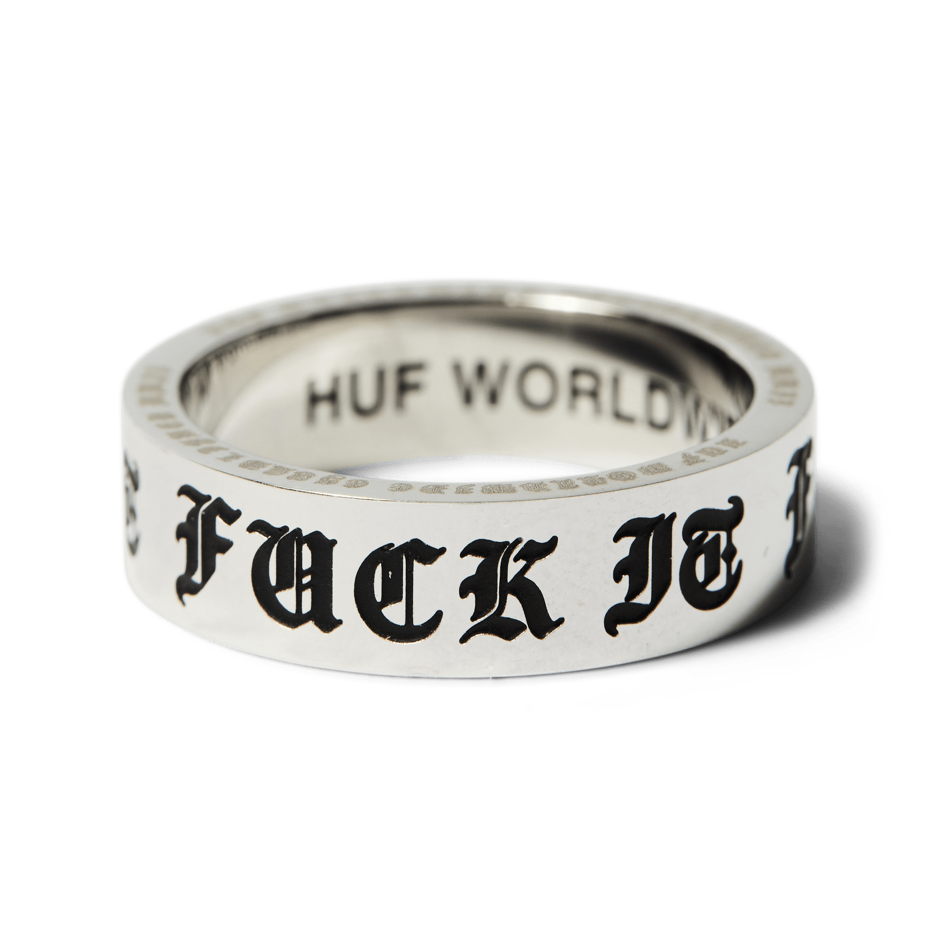 Huf Old E Ring Silver