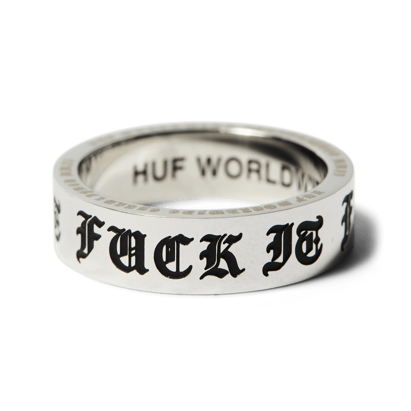 Huf Old E Ring Silver