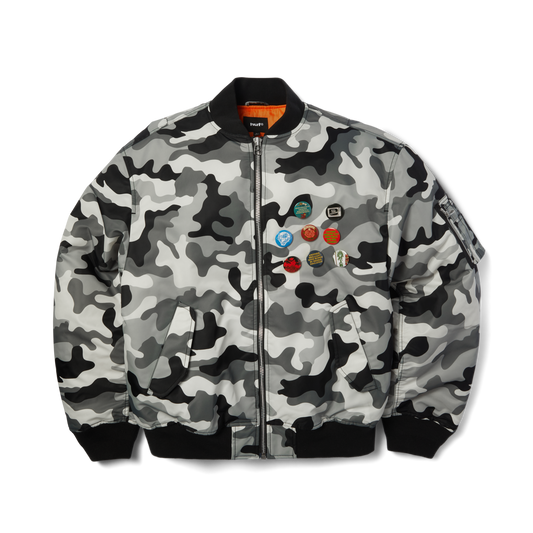 Huf Olympia Camo Flight Jacket Camo