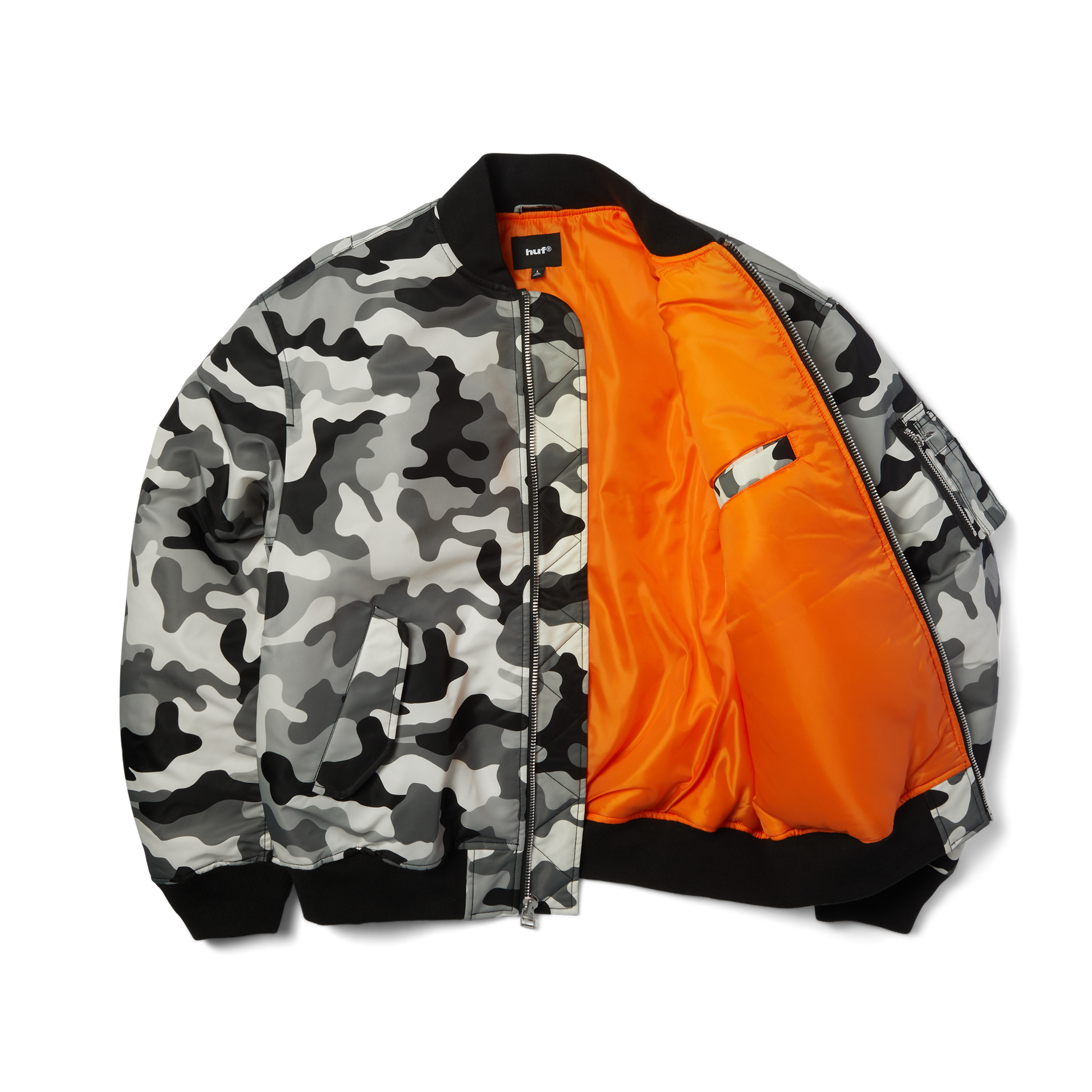 Huf Olympia Camo Flight Jacket Camo