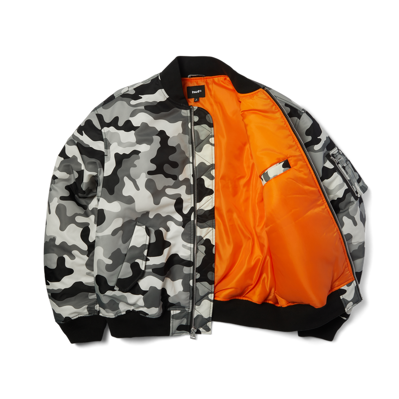 Huf Olympia Camo Flight Jacket Camo