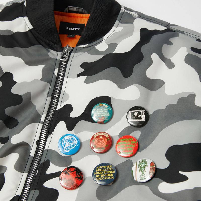 Huf Olympia Camo Flight Jacket Camo