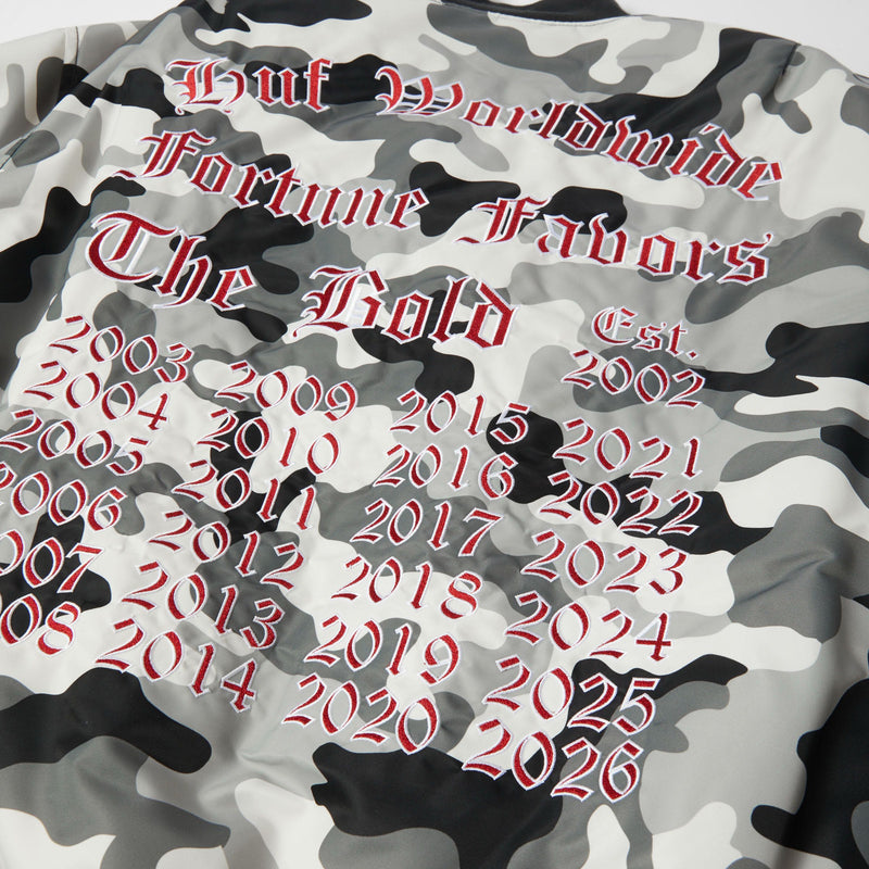 Huf Olympia Camo Flight Jacket Camo