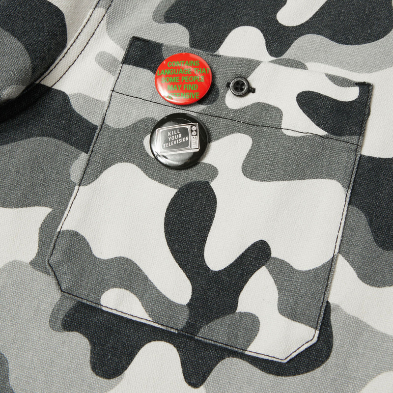 Huf Olympia Camo Hooded Overshirt Camo
