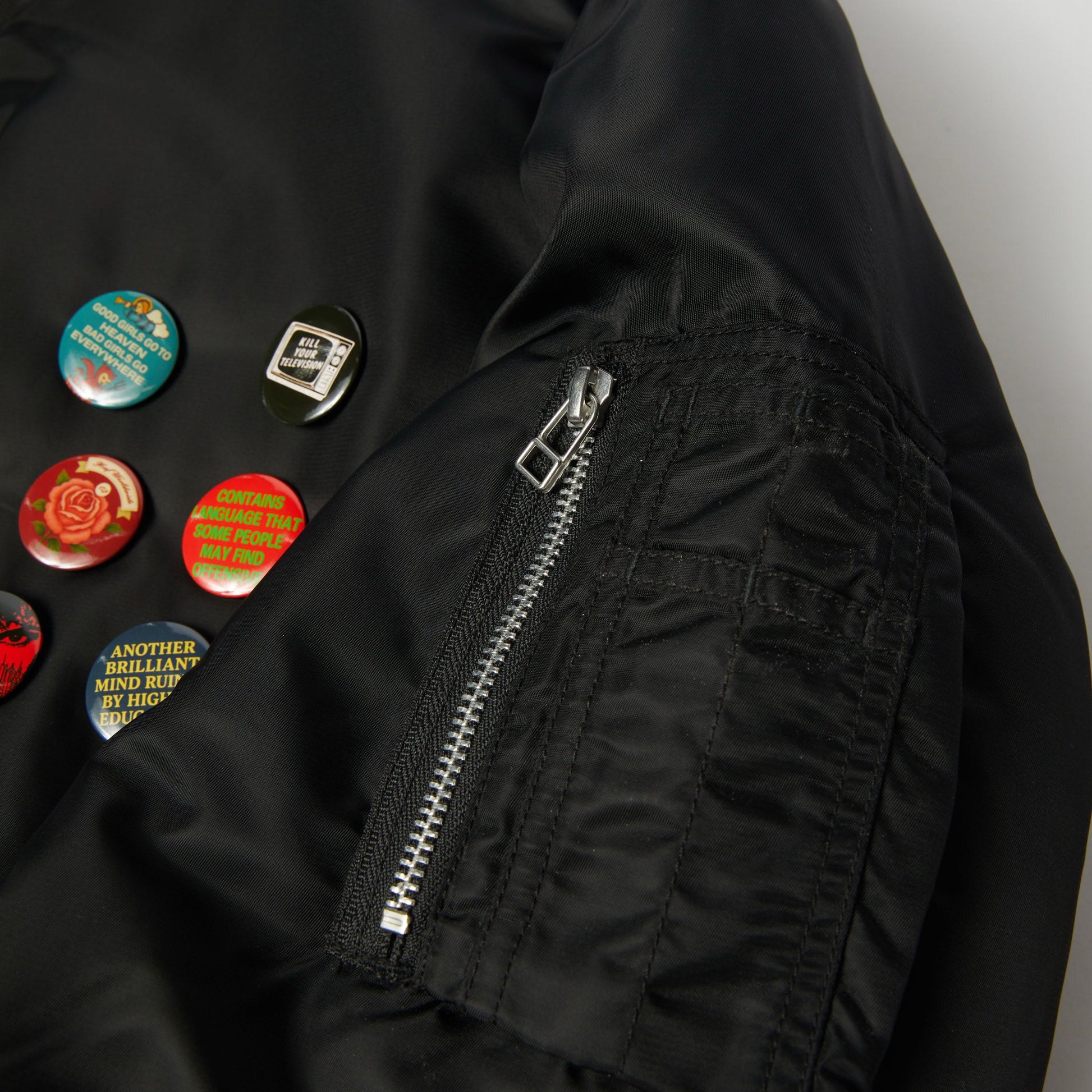 Huf Olympia Flight Jacket Black