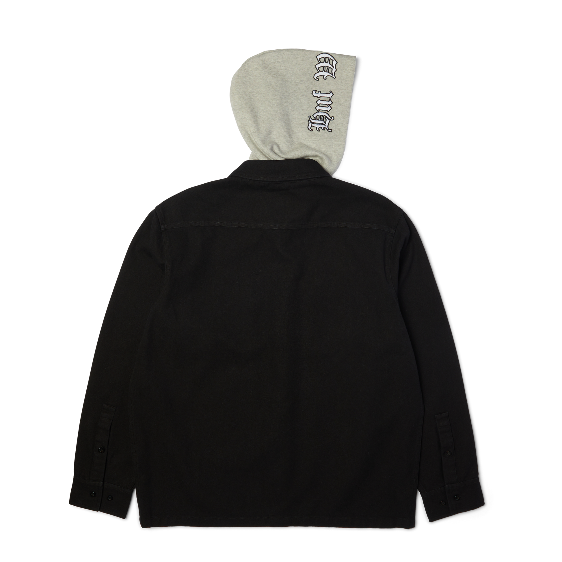 Huf Olympia Hooded Overshirt Black