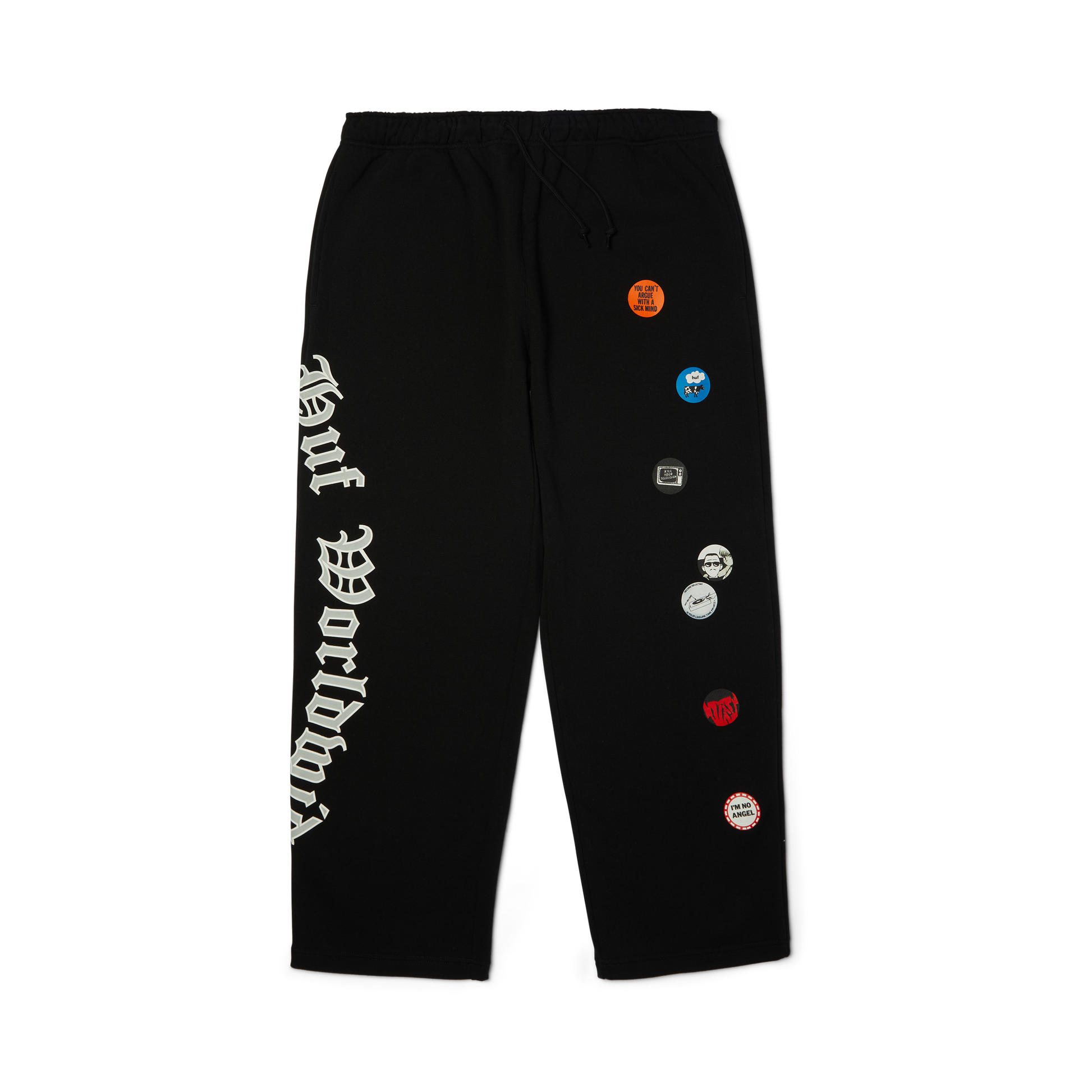 Huf Olympia Open Hem Sweatpant Black
