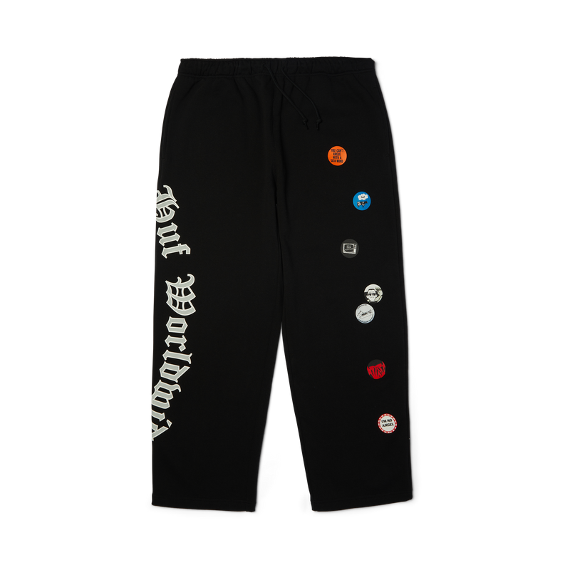 Huf Olympia Open Hem Sweatpant Black