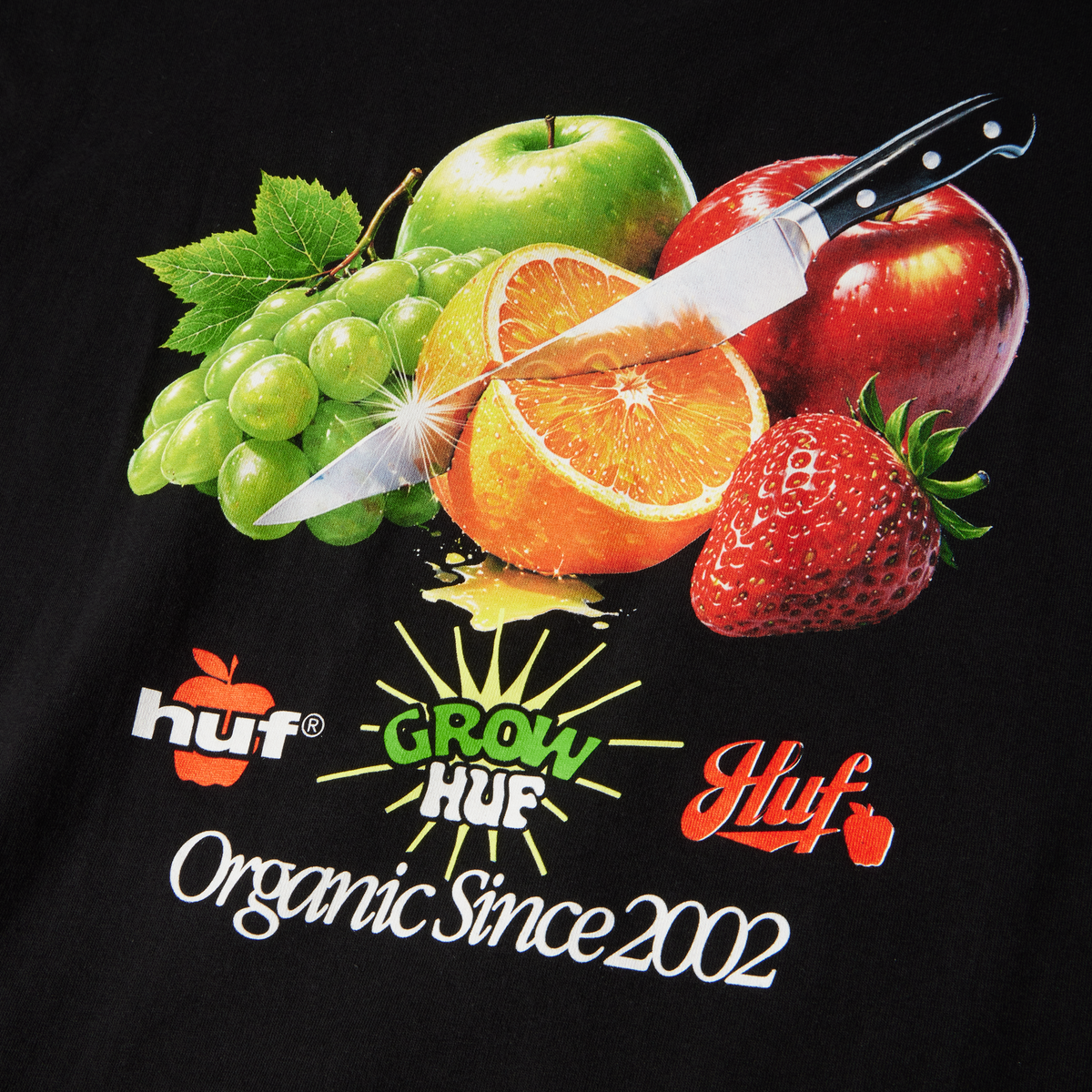 HUF Organic Since 02 T-Shirt Black