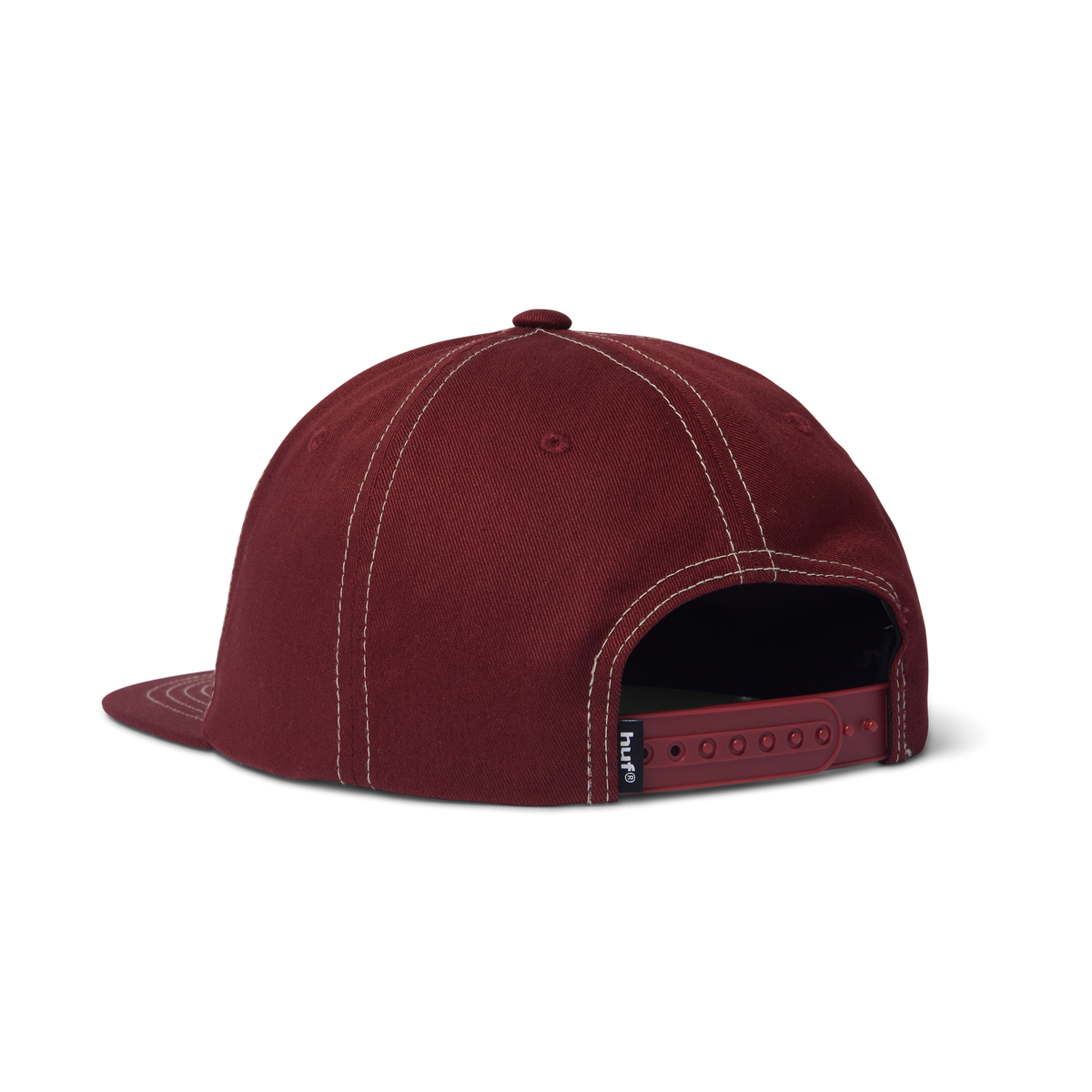 HUF Orion Contrast Snapback Hat Maroon