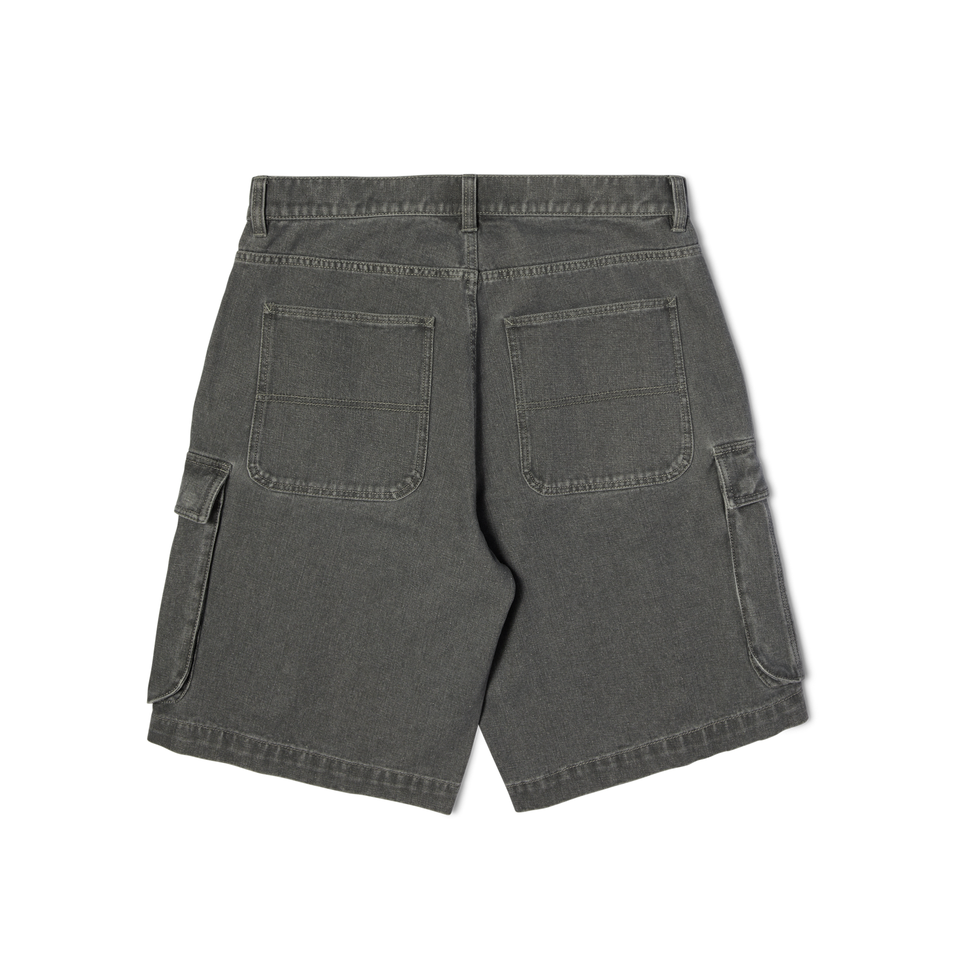 Huf Oval Denim Cargo Short Frost Gray