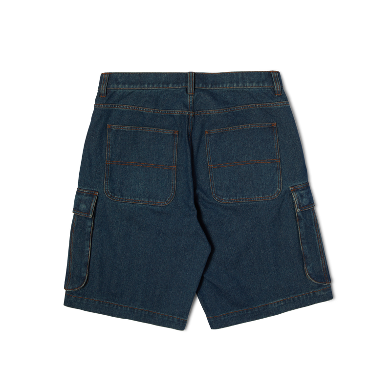 Huf Oval Denim Cargo Short Indigo