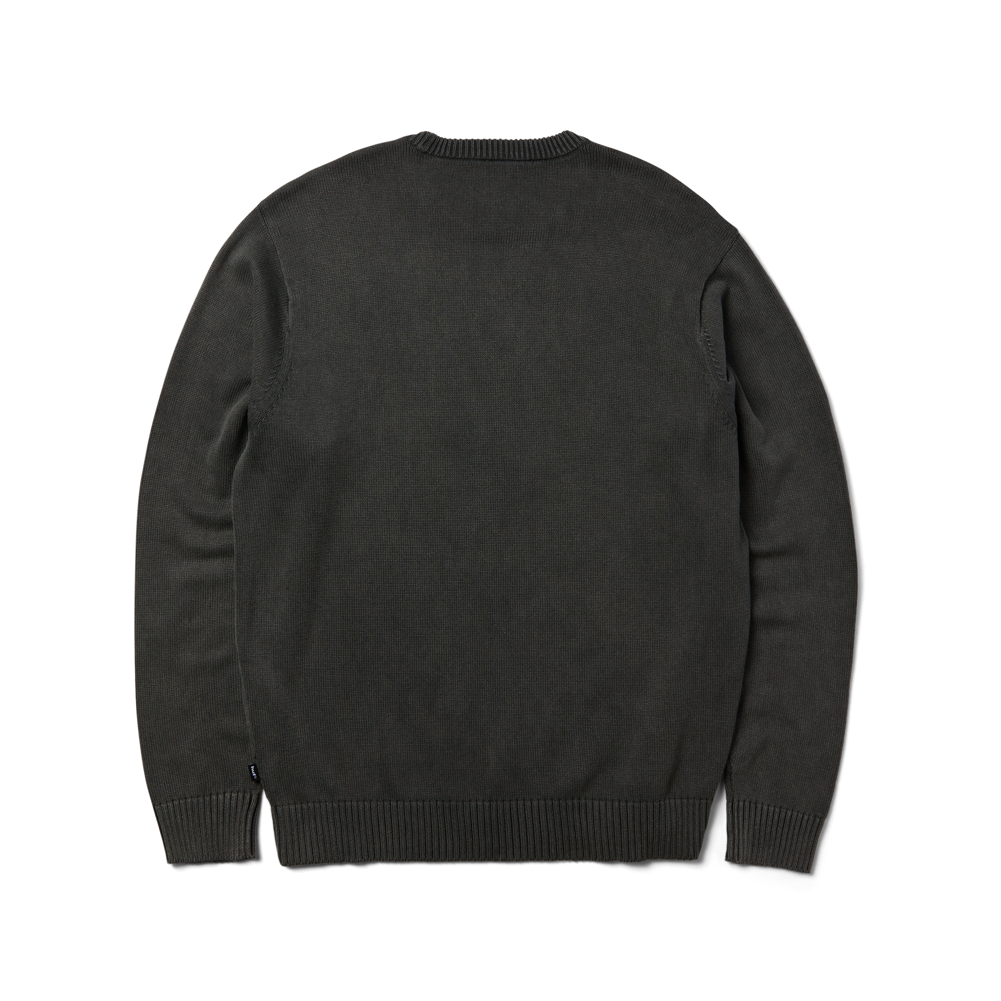 Huf Pacific Wash Embossed Crewneck Sweater Black