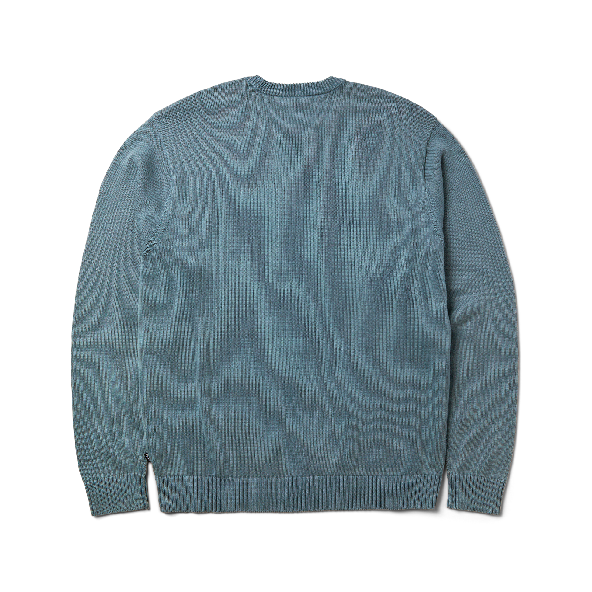 Huf Pacific Wash Embossed Crewneck Sweater Blue