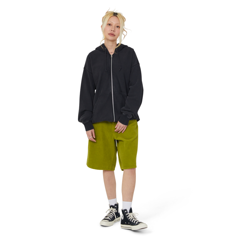 Huf Pacific Wash Full-Zip Hoodie Black