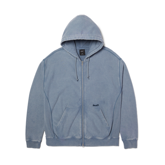 Huf Pacific Wash Full-Zip Hoodie Blue