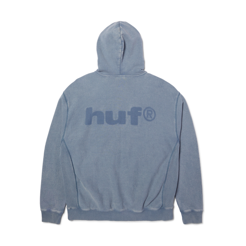 Huf Pacific Wash Full-Zip Hoodie Blue