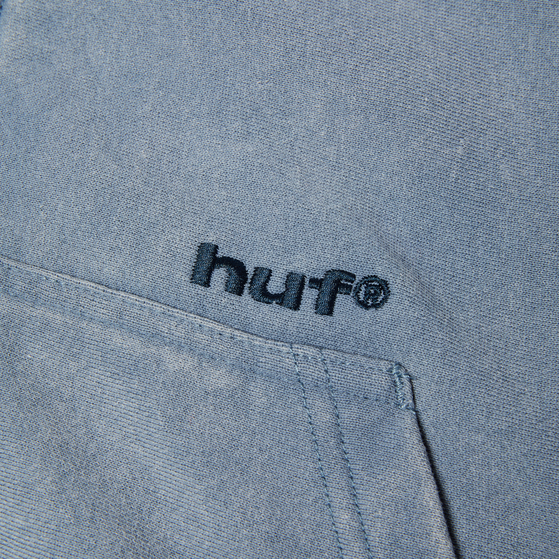 Huf Pacific Wash Full-Zip Hoodie Blue