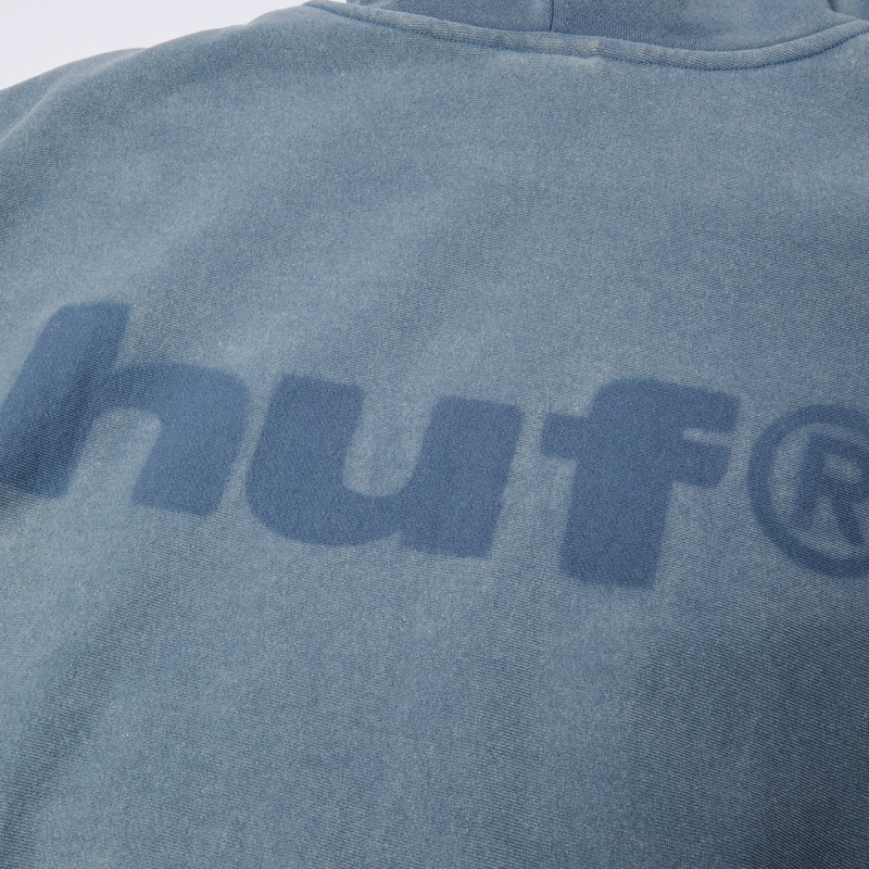 Huf Pacific Wash Full-Zip Hoodie Blue
