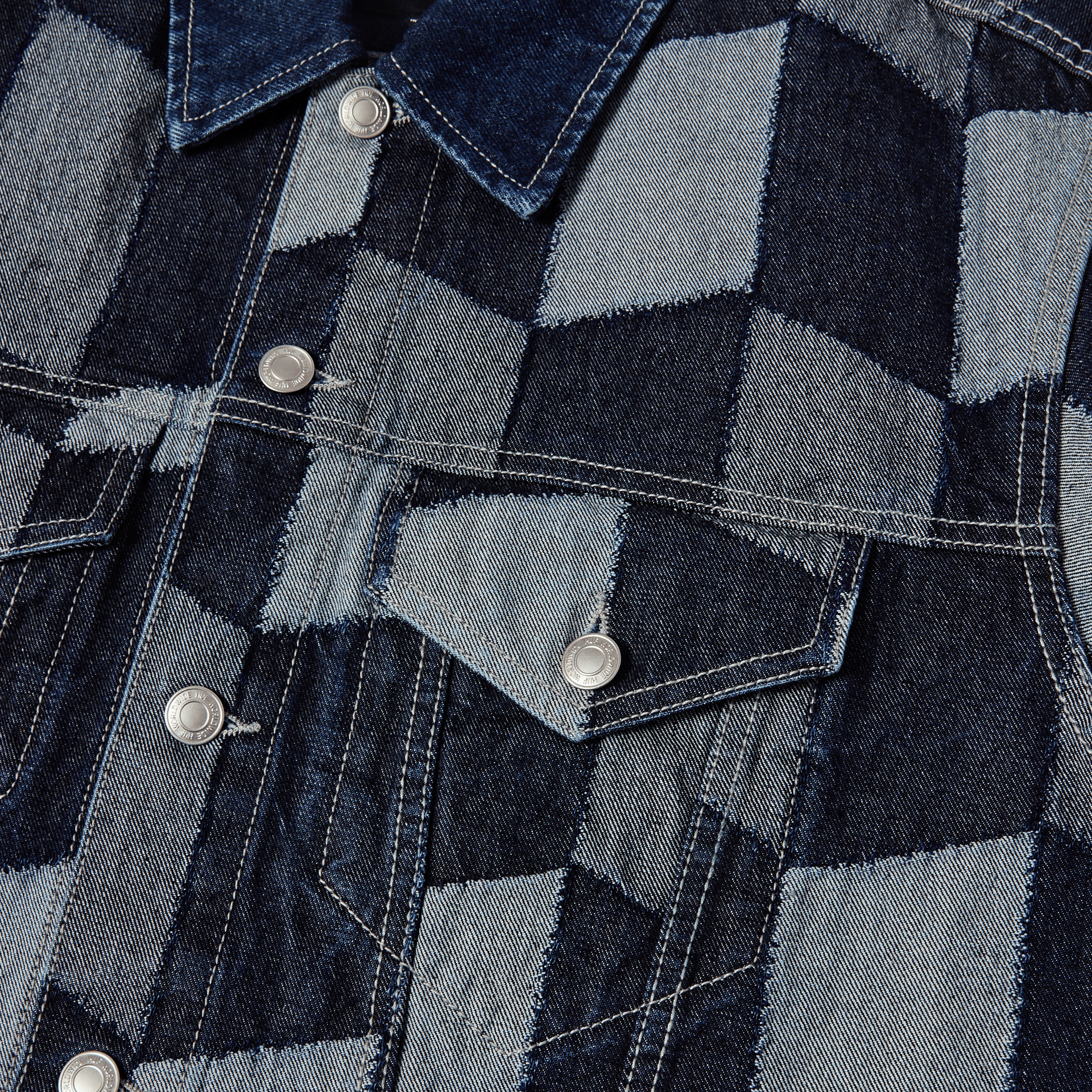 Huf Patchwork Denim Jacket Denim