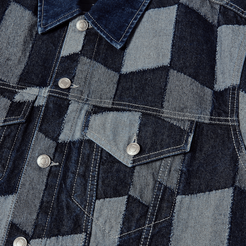Huf Patchwork Denim Jacket Denim