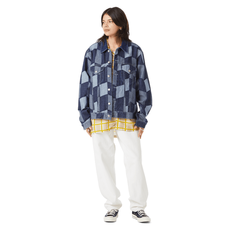 Huf Patchwork Denim Jacket Denim