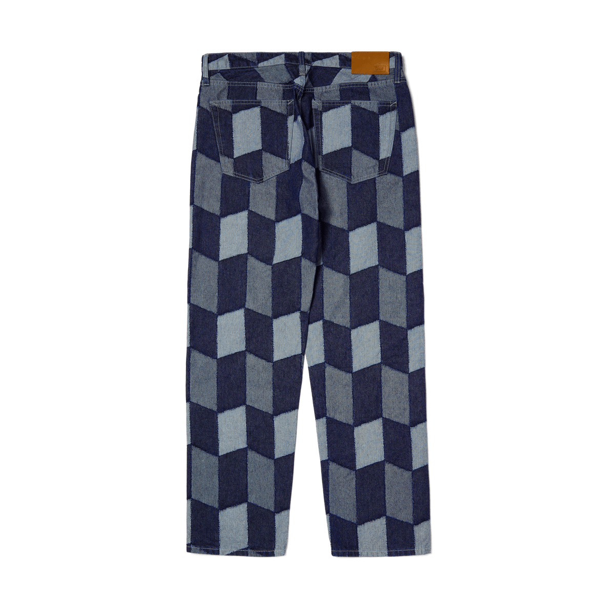 Patchwork Denim Pant