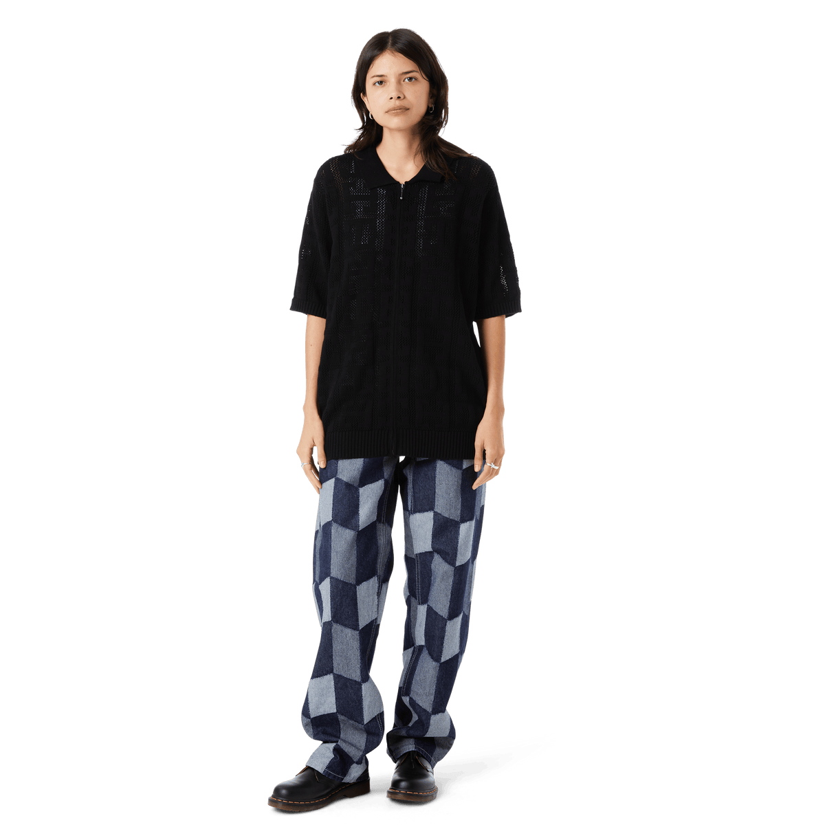 Patchwork Denim Pant