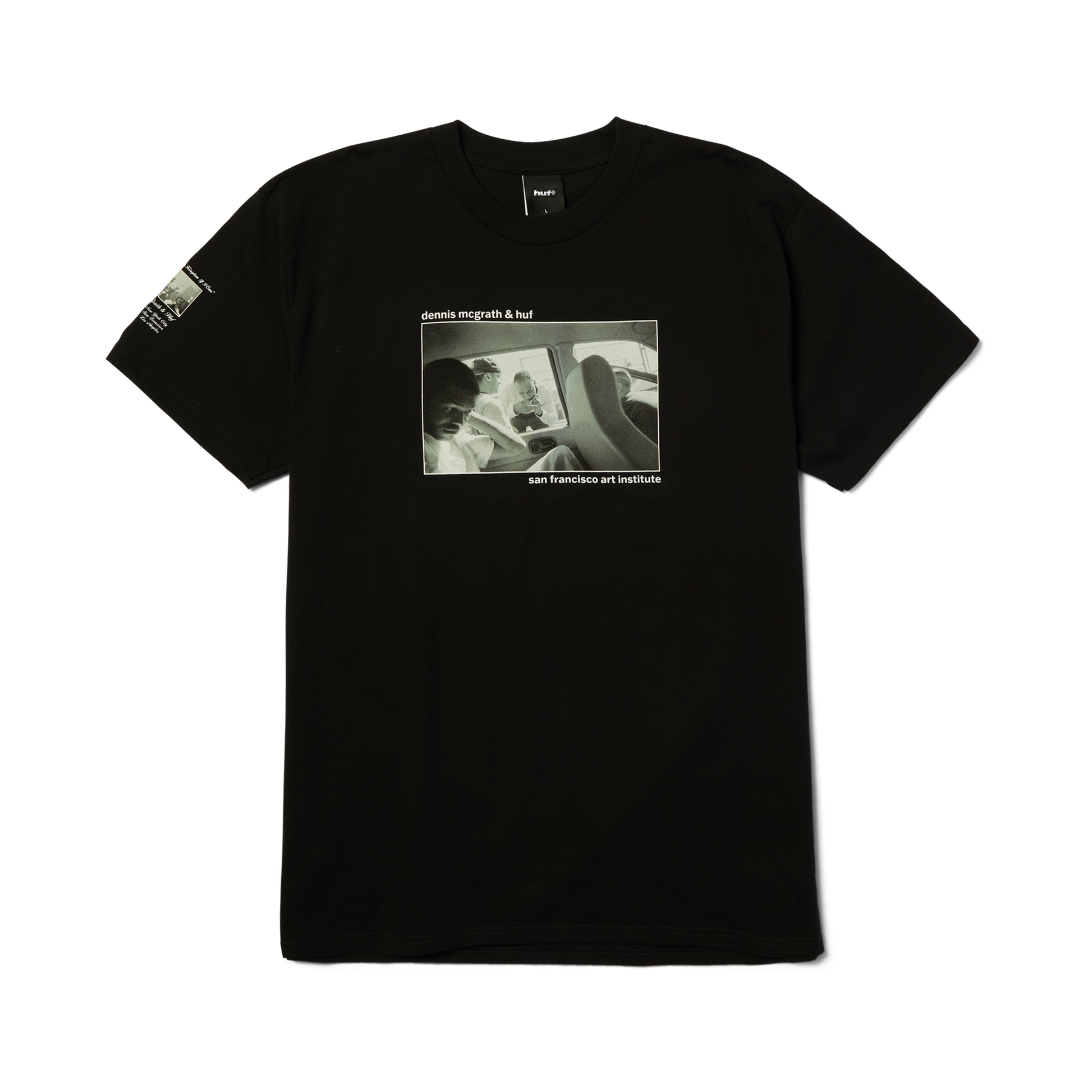 Huf Paved With Gold T-Shirt Black
