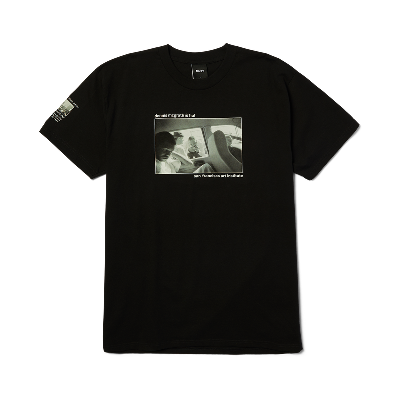 Huf Paved With Gold T-Shirt Black