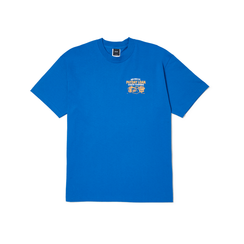 Huf Pay Day T-Shirt Cobalt Blue