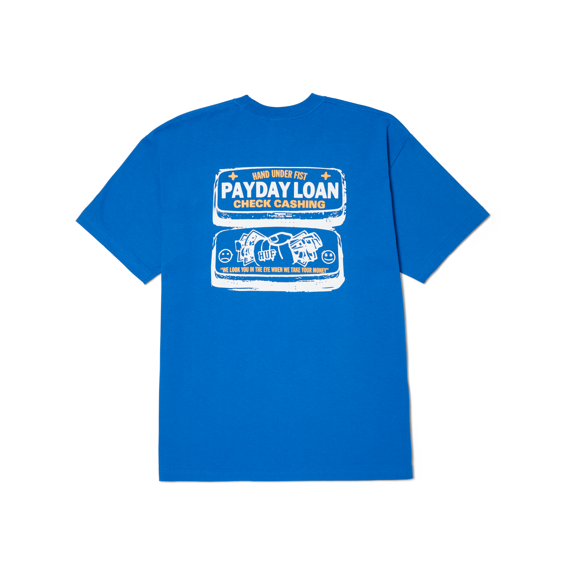 Huf Pay Day T-Shirt Cobalt Blue