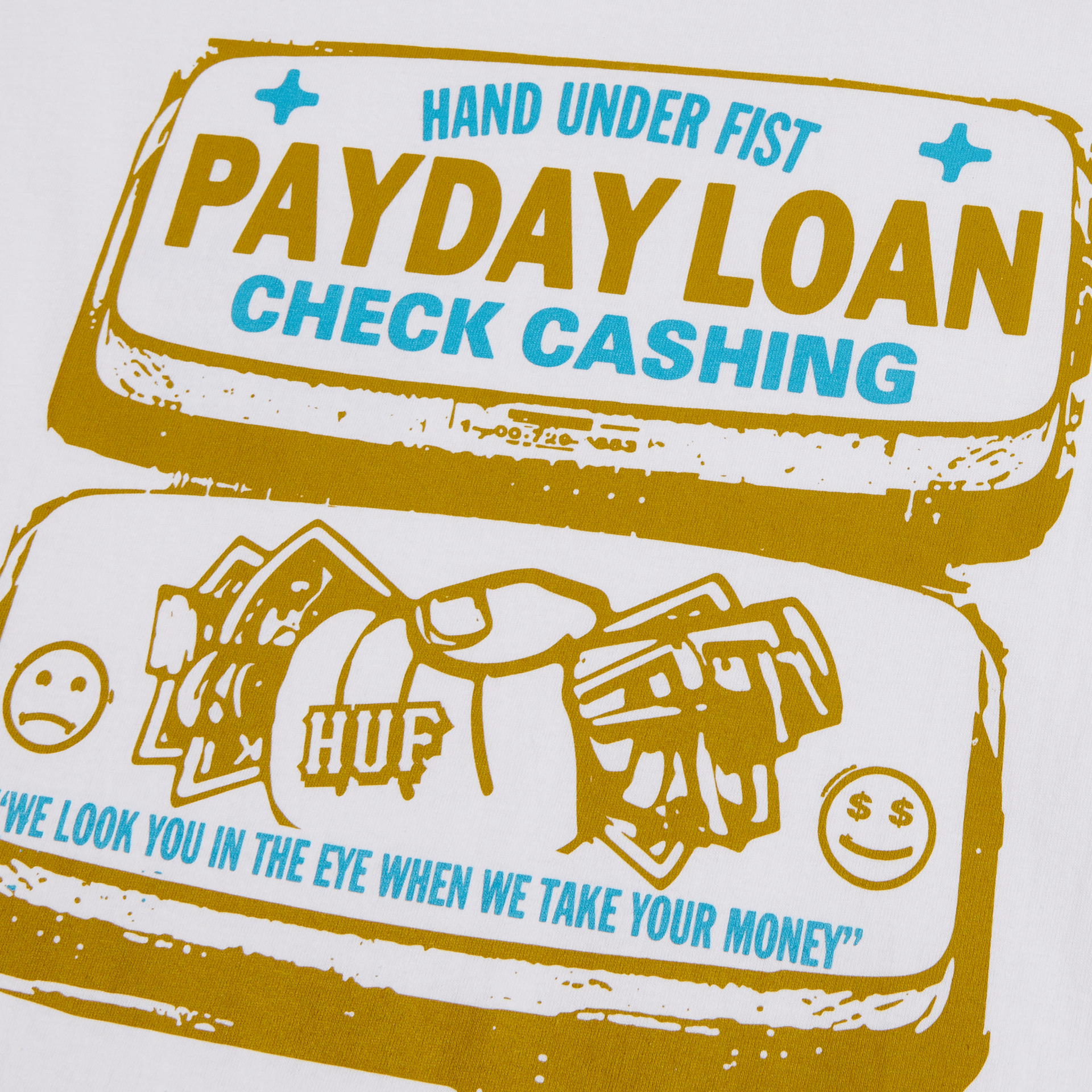Huf Pay Day T-Shirt White