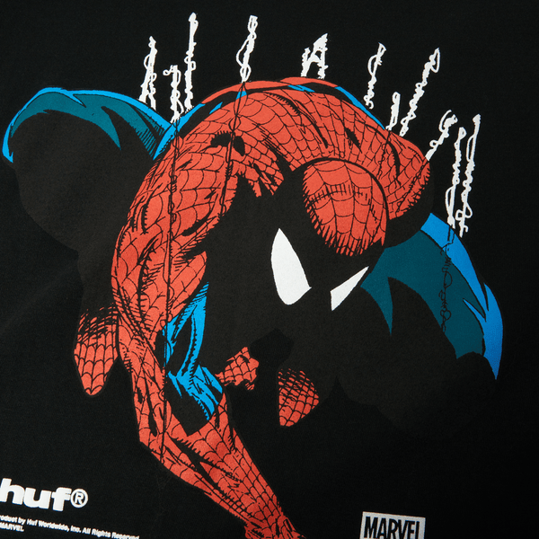 HUF x Marvel Spider-Man Perceptions T-Shirt Black