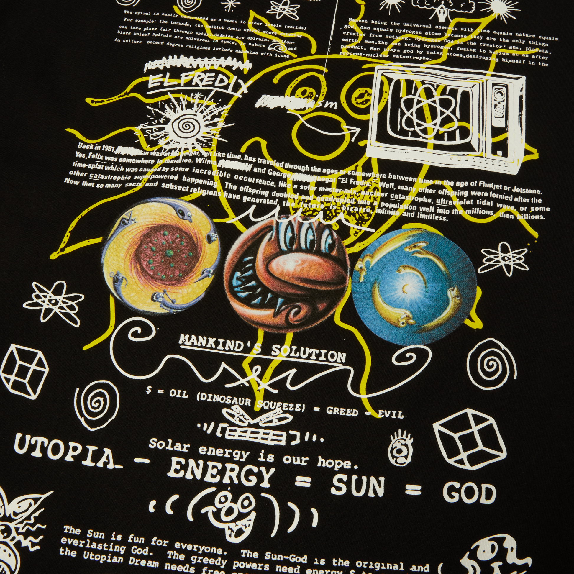HUF Kenny Scharf Philosophy T-Shirt