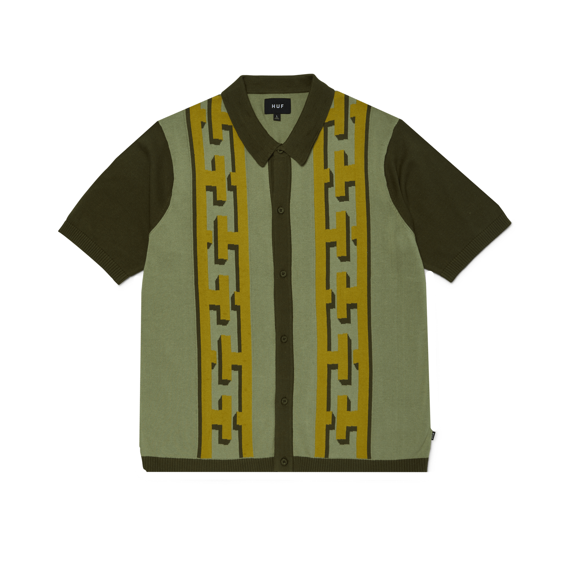 Huf Pillar Knit Sweater Moss